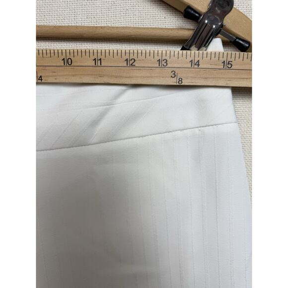 IZ Byer California Women's Ivory Pants Sz 9 Wide Leg Flat Front Career Office - Picture 8 of 16